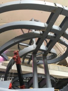 Steel Spiral Stringers for Heavy Weight Bearing Spiral Staircase