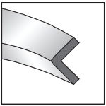Angle heel in 2D image
