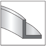 Angle leg out 2D image