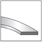 Flat bar bent the hard way 2D image