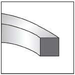 Square bar 2D image