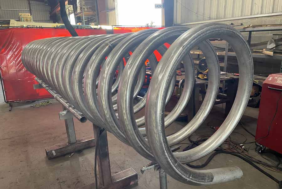Bent Stainless Steel Steam Coil
