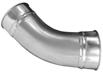 Show details for 9" 22ga, 45° x 1.5D Stitch Welded Elbow Picture of 9" 22ga, 45° x 1.5D Stitch Welded Elbow
