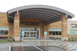 St. Alphonsus Medical Center Curved Canopy