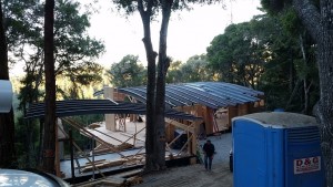 Curved Steel Roof Trusses for Residential Construction