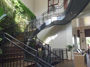 Curved Steel Staircase Tommy Bahama