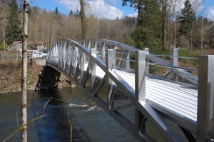 Curved Steel Span Bridge