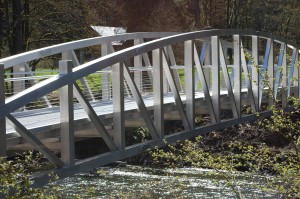 Curved Steel Span Bridge