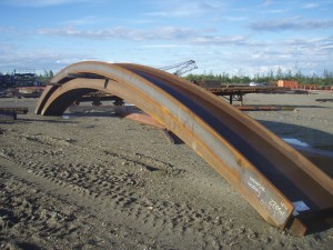 Curved Steel Wide Flange for Elevated Track