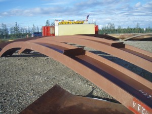 Curved Steel Wide Flange for Elevated Track