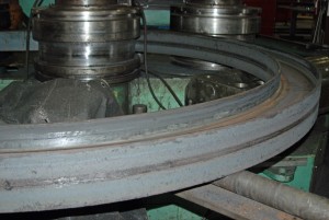 Curved Steel Wide Flange Bent to Extremely Tight Radius