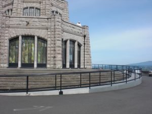 Curved Steel Handrail Installed 2002