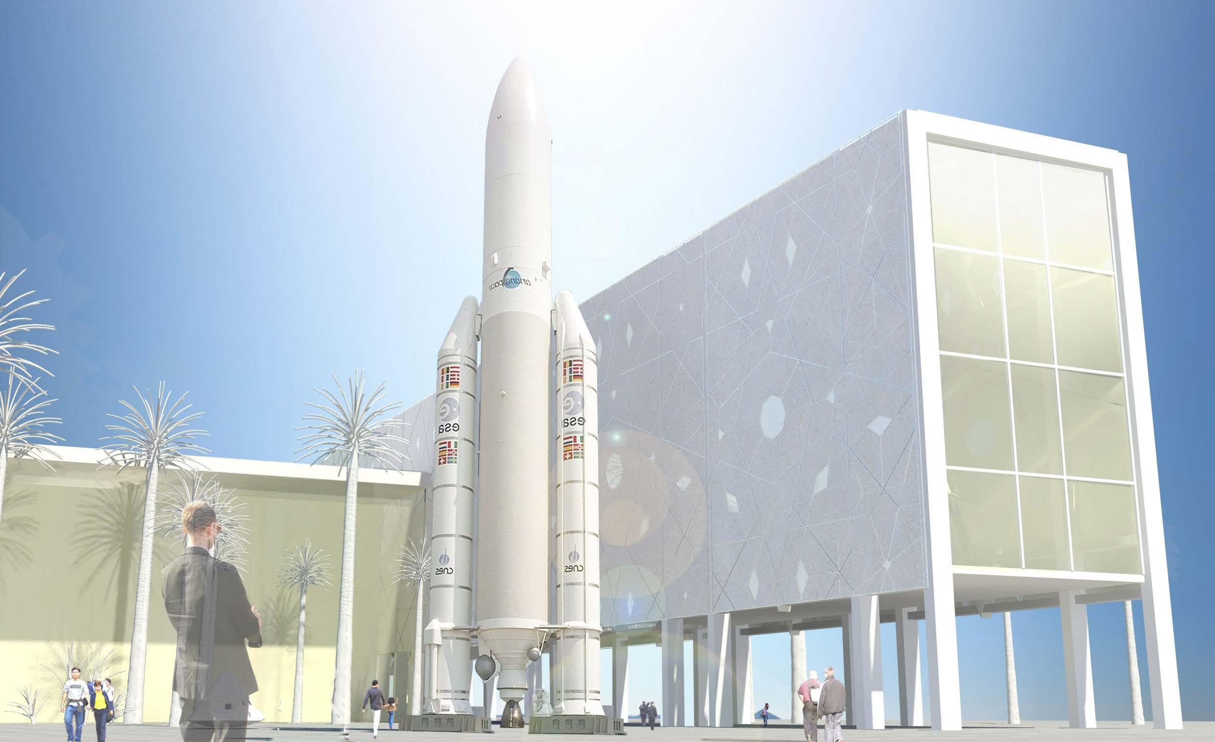 82' High Ariane V Launch Vehicle