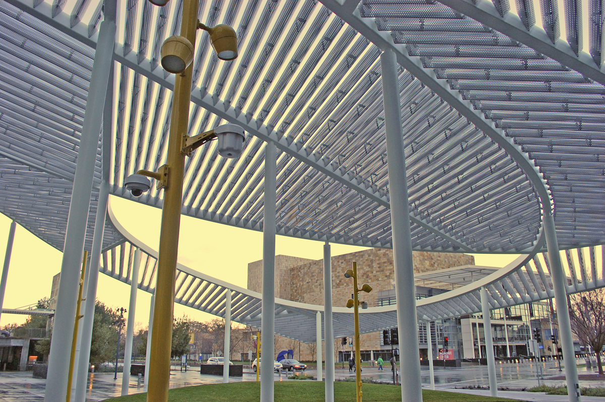 Curved Steel Roof UC Davis