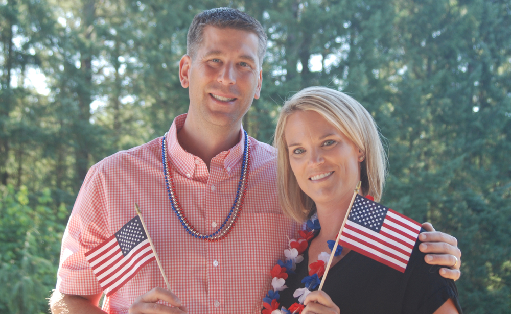 Brian and Jaime Smith- Happy 4th of July!