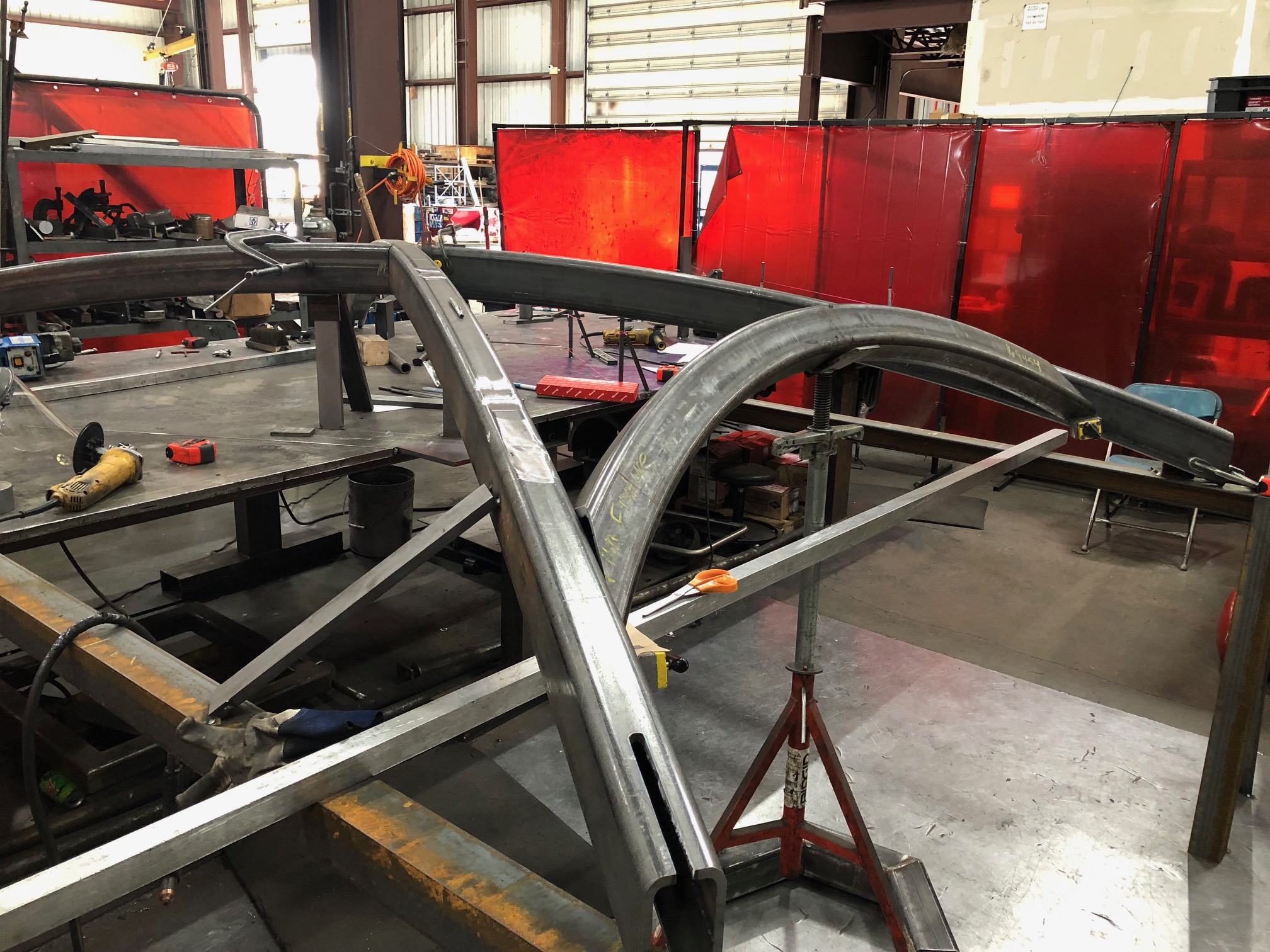 Curved Steel for Skylights at Philadelphia Museum of Art-2