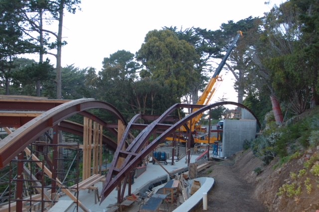 Curved Steel "Serenity" Home in Carmel, California