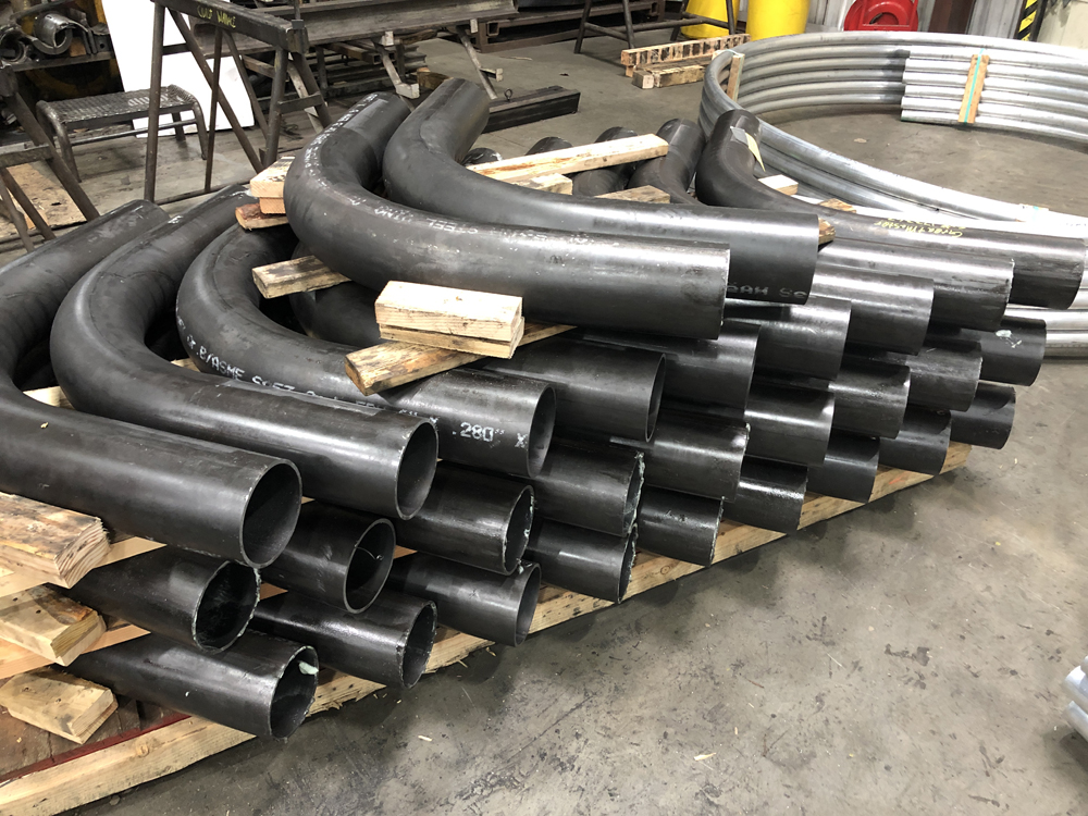 6" Sch40 curved steel pipe for bridge railings-3