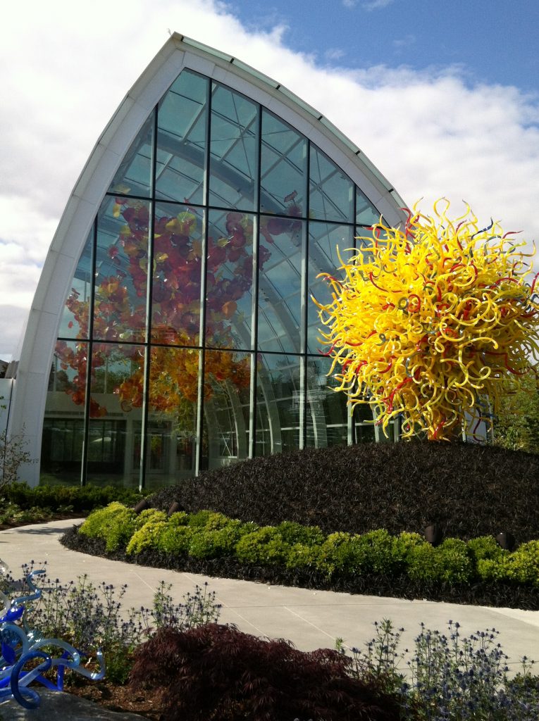 Daly Chihuly Garden and Glass Museum  Curved Steel Roof