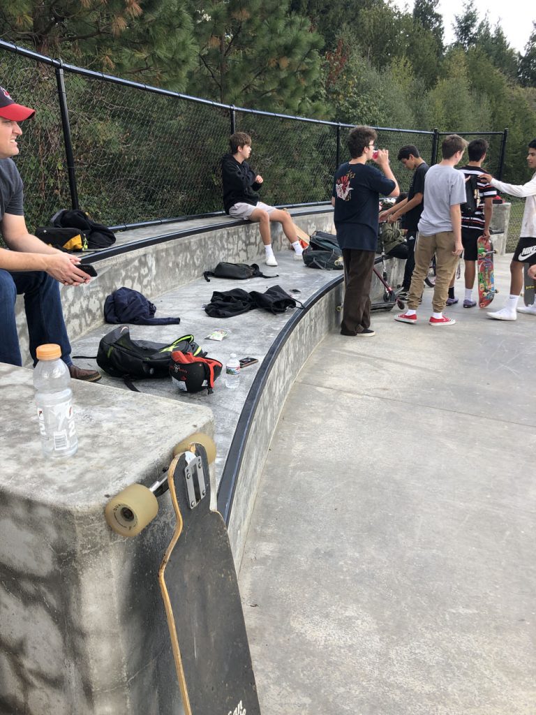 bent steel parts for skatepark benches