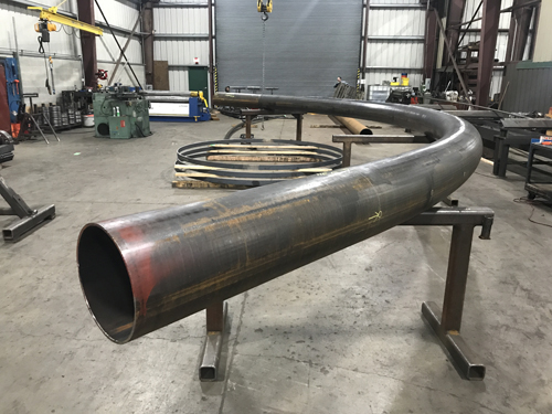 Curved Steel Pipe for Hayward Field Stadium at the University of Oregon