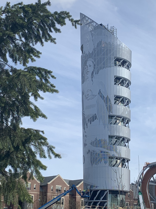 Curved Steel Pipe for Hayward Field Tower at the University of Oregon