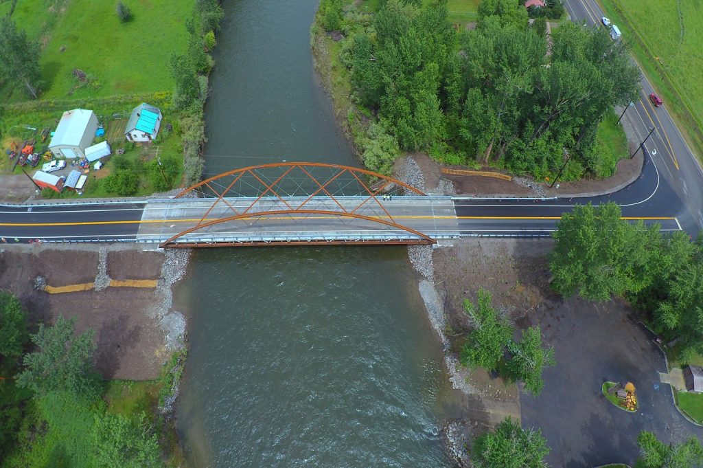 Williams Creek Curved Steel Bridge a Merit Award Winner